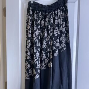 Patchwork Midi Skirt and pants (both in one) - size small